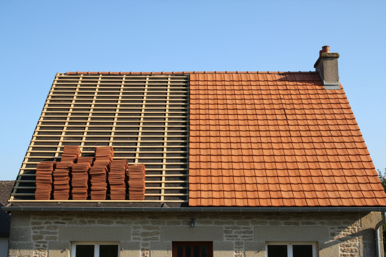 Rénovation et réfection complète de toiture à Poitiers
